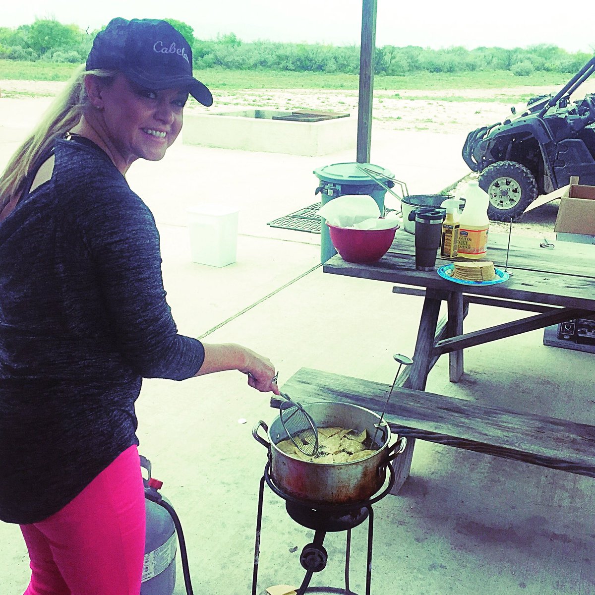 Live_Americana's tweet image. Camp is always better with homemade tortilla chips and venison cheese dip. #EatWhatYouHunt #TurkeySeason @Cabelas @TCArmsCo @garminfishhunt