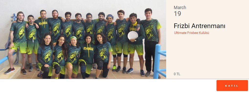 Madem yarın hava beş derece daha sıcak olacak, frisbee oynamak için güzel fırsat! Ayrıntılar seruvent.com'da