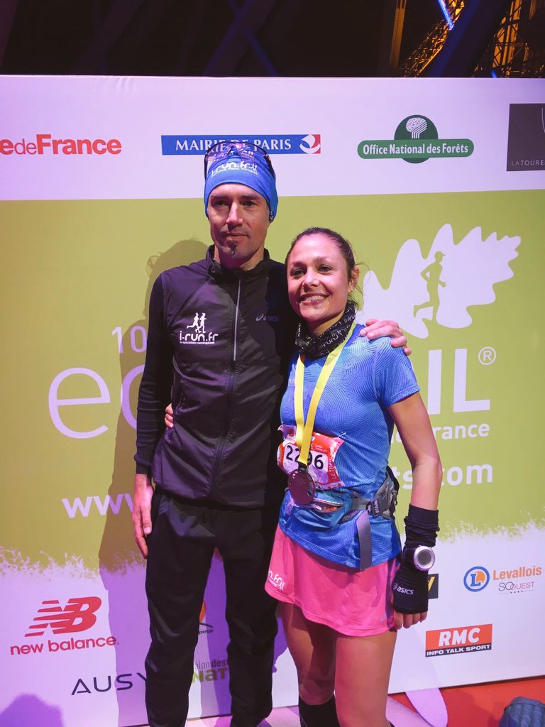 EcoTrailParis's tweet photo. Un couple de champion ! 😊 Bravo à Emmanuel GAULT pour sa 1e place et à Sylvaine CUSSOT pour sa 2e place sur le #trail80 ! 👏 #ecotrail https://t.co/8ATJGY3pmf