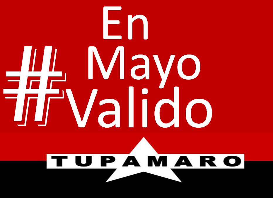 EmilioPino89's tweet photo. #EnMayoValidoTupamaro 
Hablar de revolución y no llevarla a la práctica no es una verdadera revolución 
@TupamaroMRT @Tupa_Esteban  @Enina4F https://t.co/9TCwqDpcYK