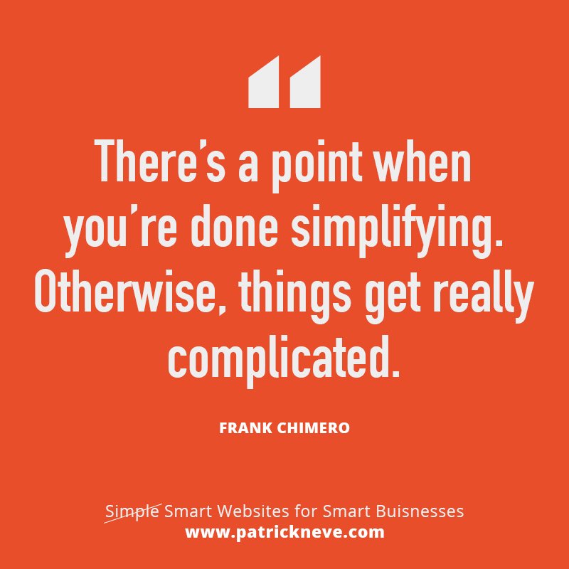 73creativ's tweet image. Even &quot;simplicity&quot; needs to be strategic. #smartwebdesign #webdevelopment