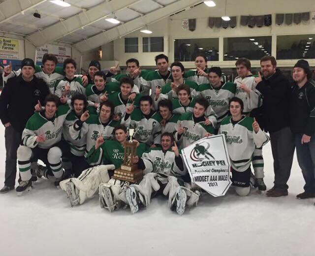 RegalsHockey's tweet photo. Third championship in 4 seasons #RegalsHockey https://t.co/drddaGmlau