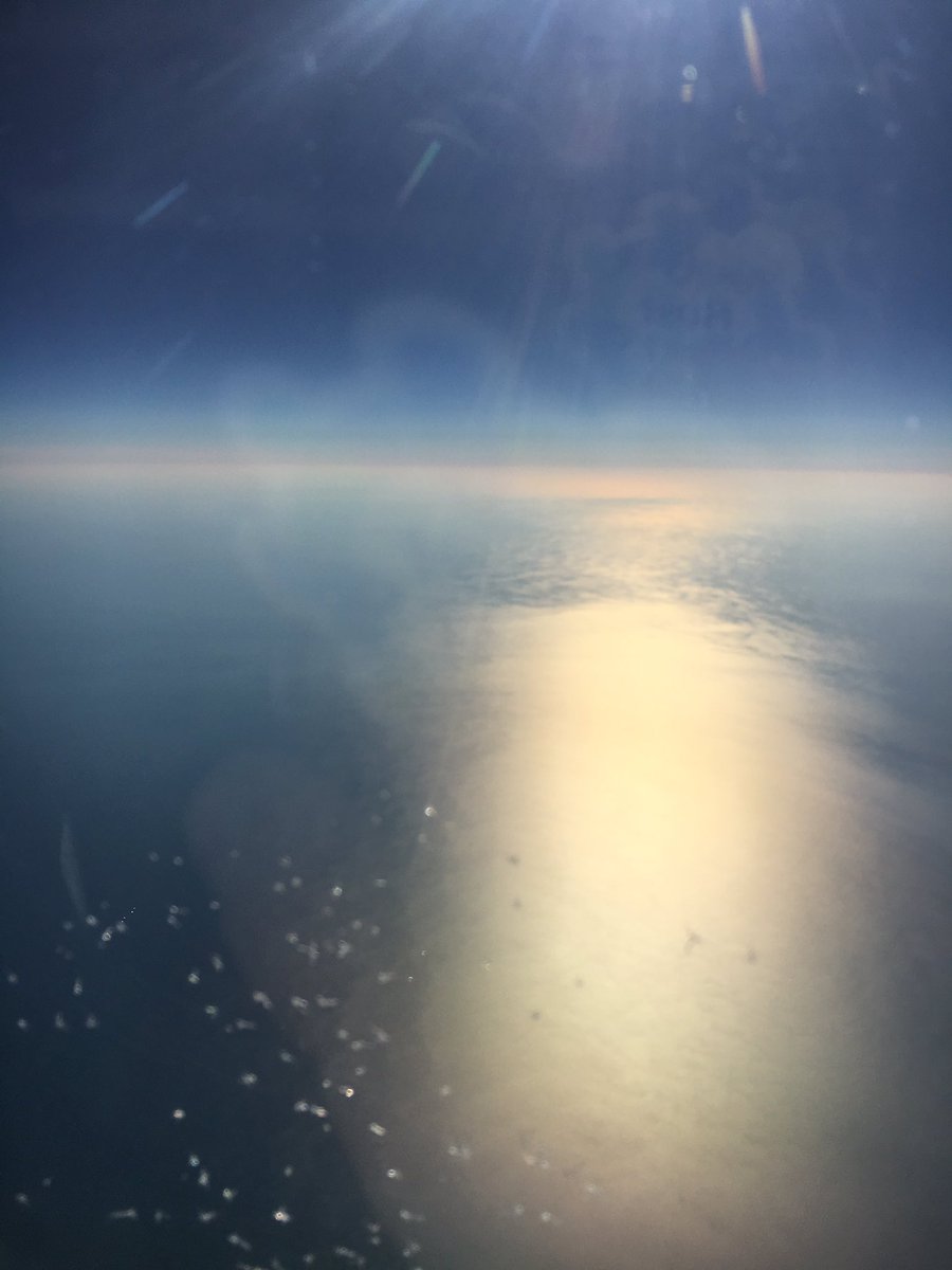 Sonne über dem Golf von Mexiko.