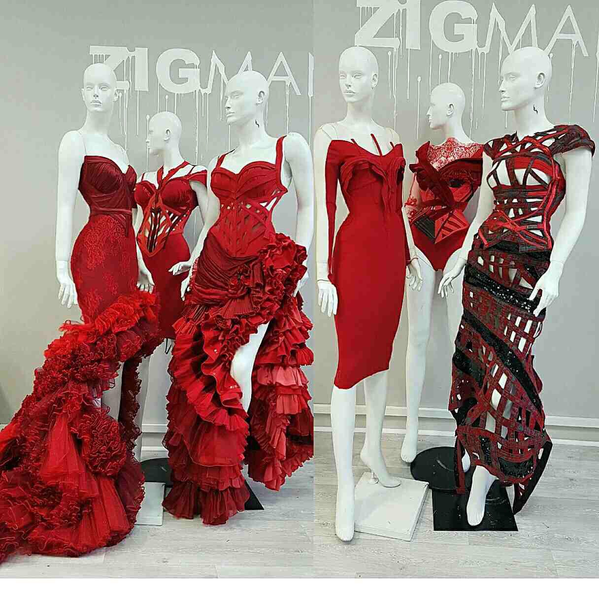 Zigman corset shop dress