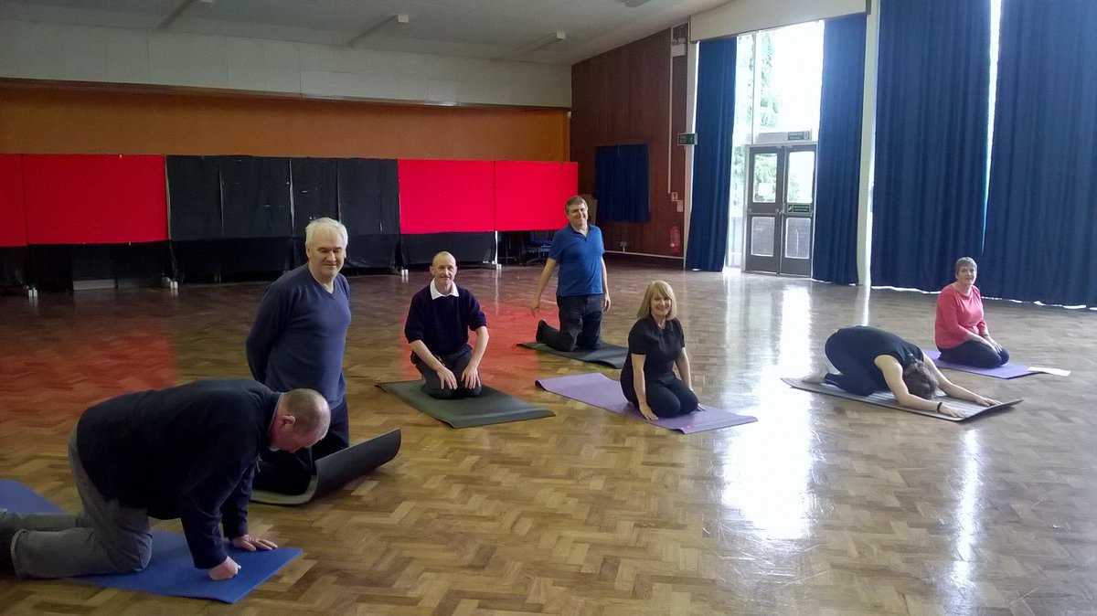 Anadlu ac ymestyn yn ein gweithdy ioga heddiw.
<a href="/learncymraegGWE/">Learn Welsh Gwent</a> <a href="/Cymraeg_Cymuned/">Sarah Meek</a> <a href="/Welshworkplace/">John Woods</a>