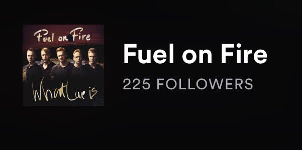 fuelonfireband's tweet photo. Only need 25 more Spotify followers! Go follow us we appreciate it! 💛 #spotifyfollowers #helpaband https://t.co/NW8Z05TqH5