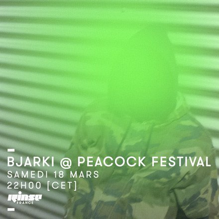 On est maintenant à l'écoute de <a href="/bbbbbbjarki/">BJARKI</a> <a href="/PeacockSociety/">PEACOCK SOCIETY</a> #festival jusqu'à 00h.
#verrouillé >>> rinse.fr/player