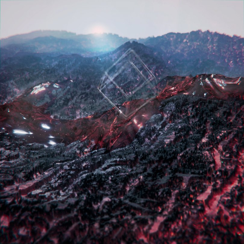 MohEideh's tweet photo. Random abstract render: A terrain displacement test.  #b3d https://t.co/bHeEGKrbc9