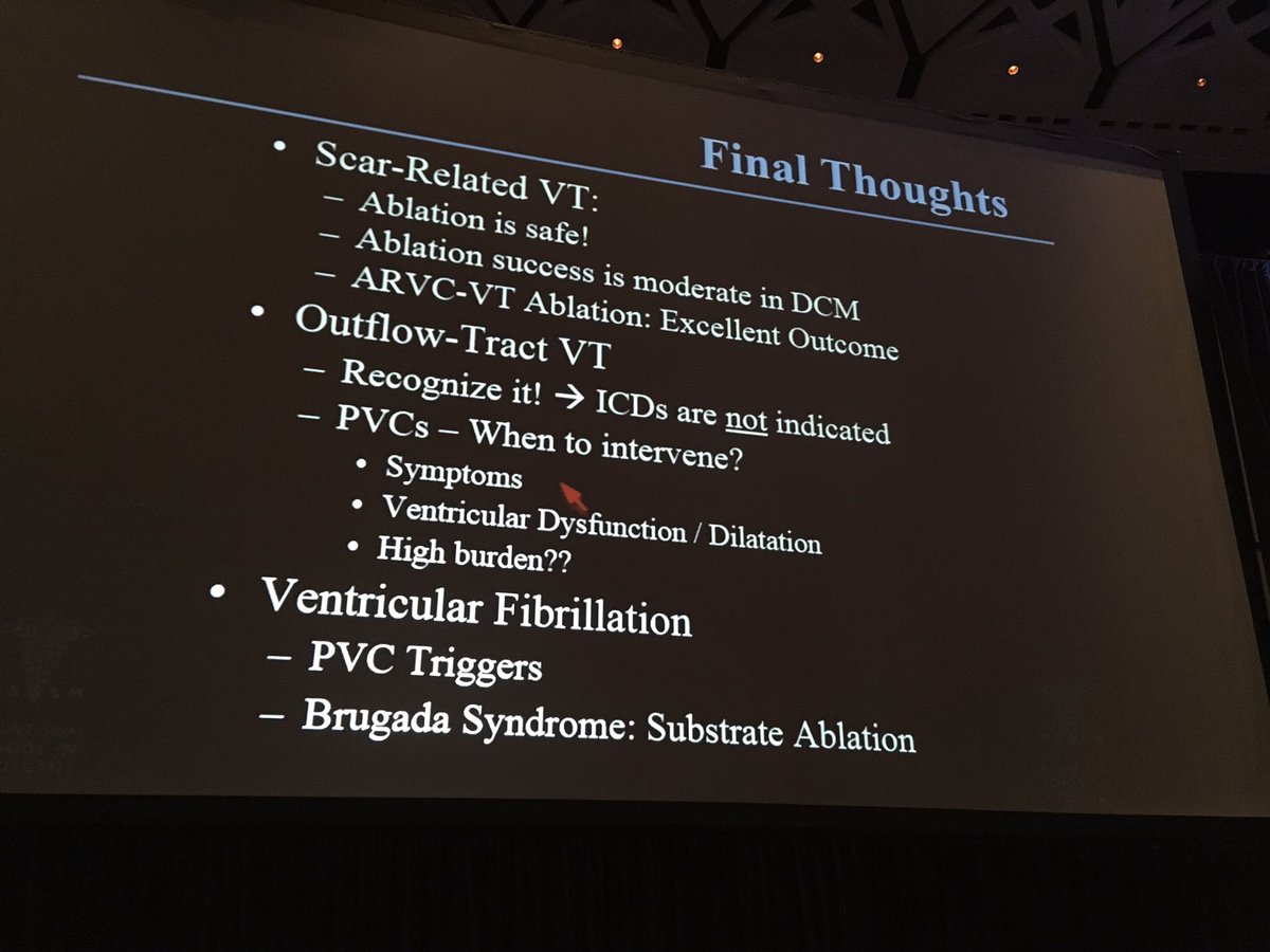 DebbeMcCall's tweet image. [VR] #ACC17 Vivek Reddy - #Vtach ablation: Who? How? When? Summary