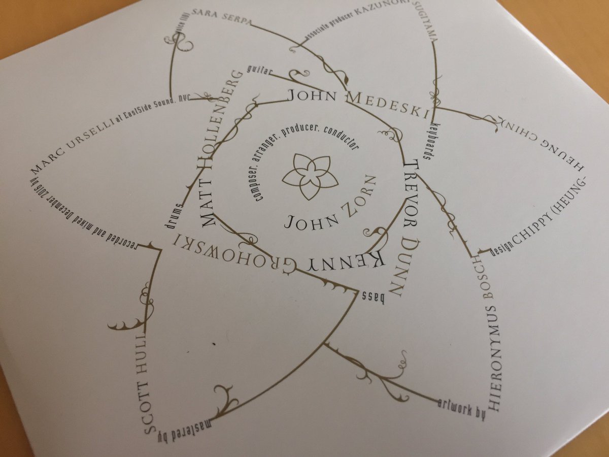 Marc Urselli (@marcurselli) on Twitter photo Beautiful new #JohnZorn <a href="/Tzadik_label/">TZADIK label</a> CD that I recorded and mixed, feat #Medeski #Dunn #Grohowski #Hollenberg - great #Bosh cover too! Beautiful new #JohnZorn <a href="/Tzadik_label/">TZADIK label</a> CD that I recorded and mixed, feat #Medeski #Dunn #Grohowski #Hollenberg - great #Bosh cover too!