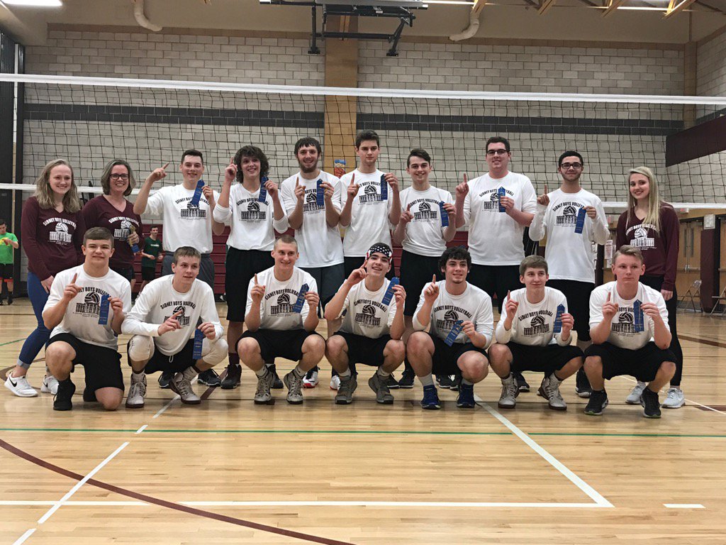 MrsRacePLTW's tweet photo. Section4 Boys Volleyball Champs! 🏐Sidney Warriors🏐@SidneySupt @NateLull @ebullock30 https://t.co/Vv3elRg0cY