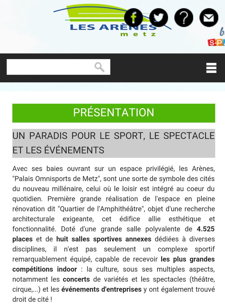 Pierrellyon12's tweet photo. Désolé mais la salle ne fait que 4525 places. #fakenews #hoax #MLPMetz #METZMLP @avec_marine https://t.co/602DwqGQ5p