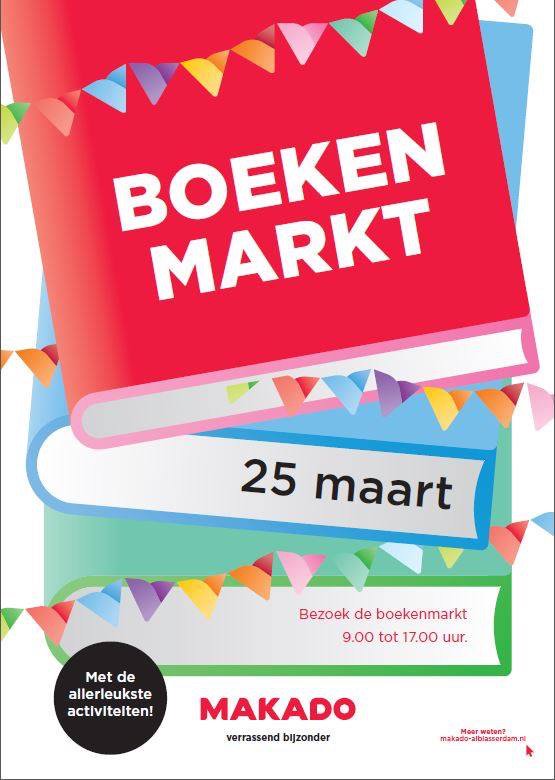 Zaterdag 25 maart boekenmarkt, kom je ook? bit.ly/2mCzMTJ