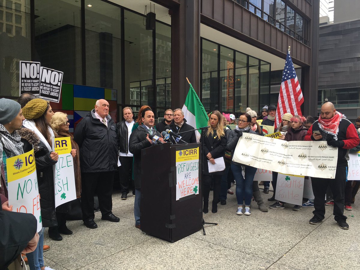IrishMarchChi's tweet photo. #IrishMarchChi #YouAreMyNeighbor @SenatorDurbin @SenBillyLawless @icirr @aaanmarkaz @bigjones https://t.co/QwMrFHACXb