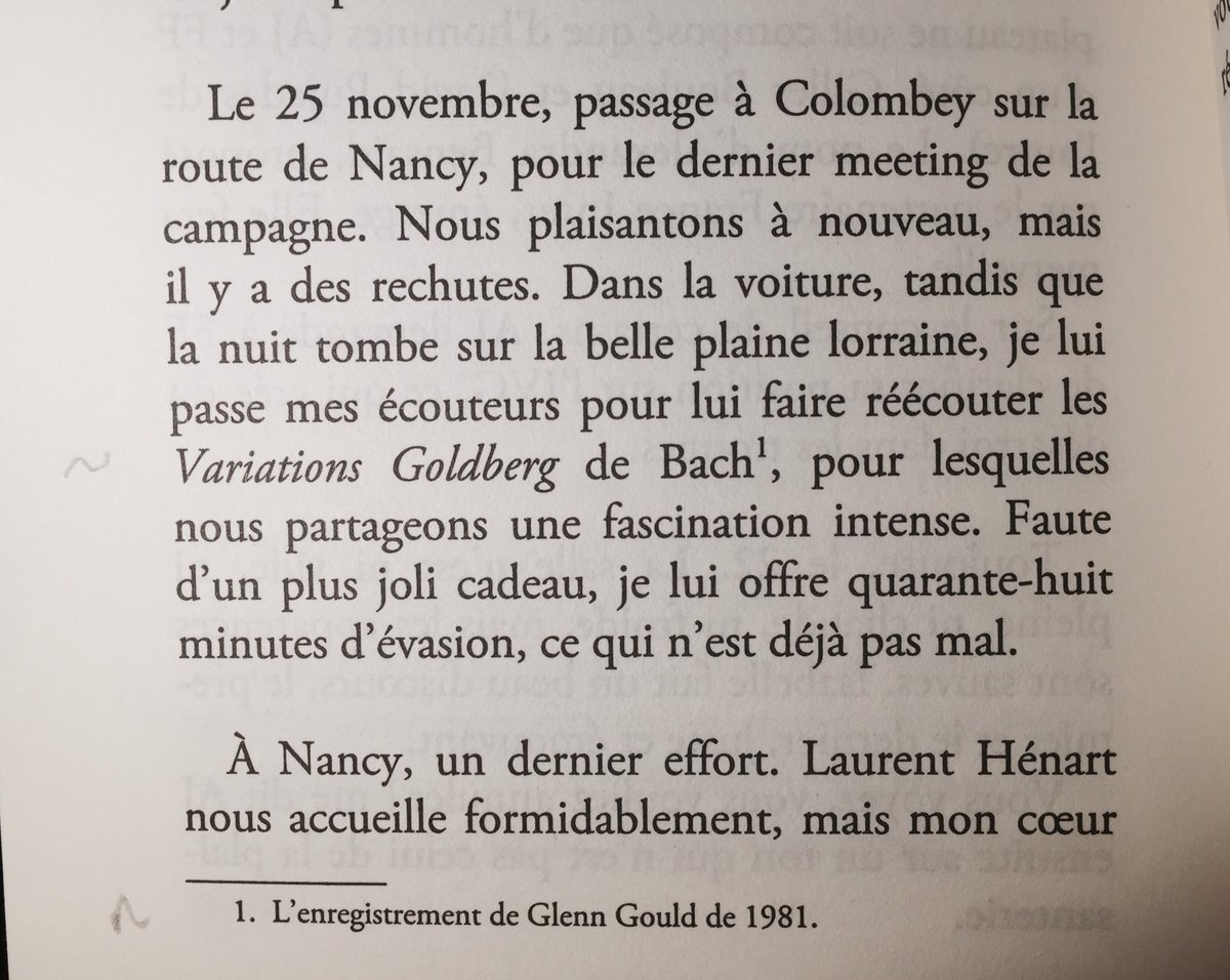 Un auteur qui sait vivre : Colombey, Variations Goldberg par Glenn Gould...  #rasecampagne @GillesBoyer @LaurentHenart