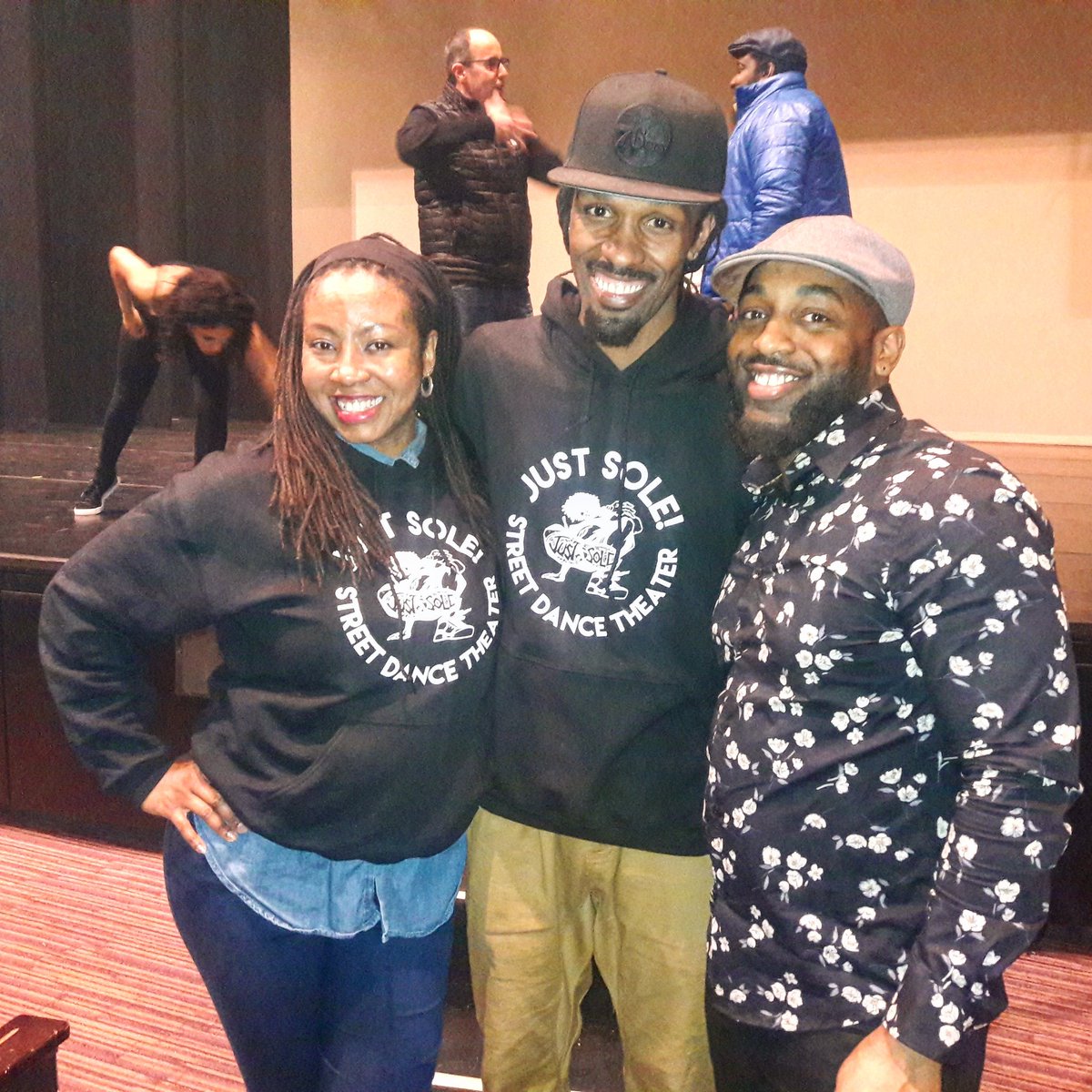 absolutelyChike's tweet photo. Its great meeting new talented spirits. @JustSoleDance &amp; @PrincessDinita own &amp; run #JustSoleDanceCompany. Check out their work!! #ArtMatters https://t.co/yRTzb9KACv