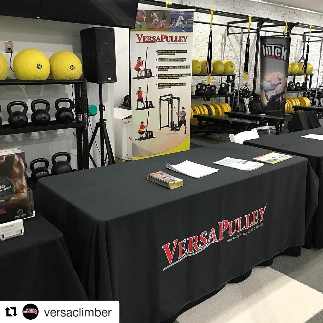 VersaClimber's tweet image. Plae Summit Woodstock #versapulley #flywheeltraining #eccentricoverload #absorbloadexplode #isoinertial #plaesummit  #woodstocksummit