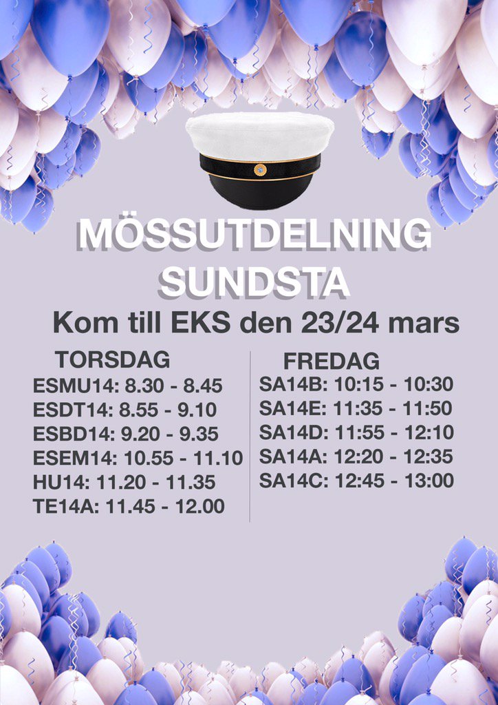 sagelevkar's tweet photo. ********STUDENTER********
Är ni taggade??? Dags för studentmösseutdelning!🐘🌟 #elevkår https://t.co/n2peaOAZDE