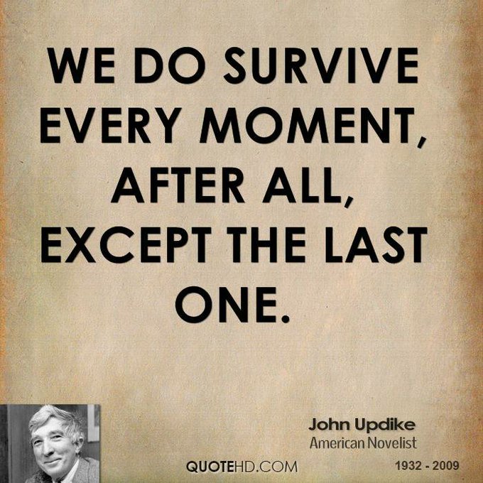 Happy Birthday John Updike born on this day in 1932.    