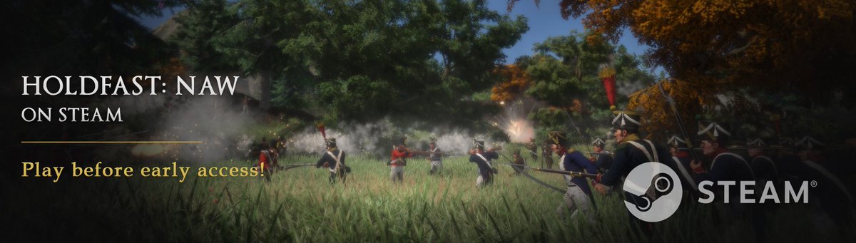 holdfastgame's tweet photo. We’re on Steam. Giveaway! Go to our blog post for a chance to play the game before Early Access: 
https://t.co/XM6AJHEb5f https://t.co/QtqSDs3lKD
