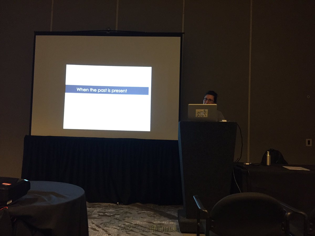 melaniemwong's tweet photo. She has begun! @beckerzayas #lleders @UBC_LLED #AAAL2017 #heritagelanguagelearners https://t.co/cUEKGl0BOK