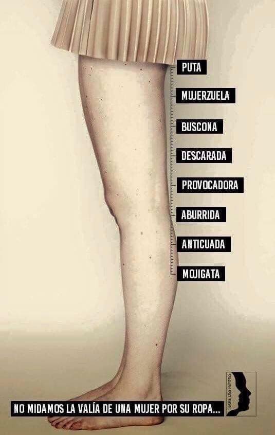 nataliaferviu's tweet photo. Conclusión: Hagamos lo que hagamos, vistamos como vistamos, siempre malo 📢 #BastaYa #MujeresUnidasYRevolucionadas 💪🏼👵🏼👩🏻👱🏼‍♀️👧🏽👶🏿 https://t.co/C8zo2RlEHl