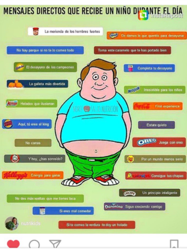 Con esta publicidad subliminal no es raro el gran aumento de la obesidad infantil. Se precisa un cambio legislativo