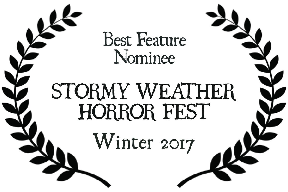 ChildrenBlessed's tweet photo. We're nominated for Best Feature and Best Director thanks to @StormyWeatherHF #indiehorror #FilmFestival #proknife #horror #scary https://t.co/95aWxYZFy3