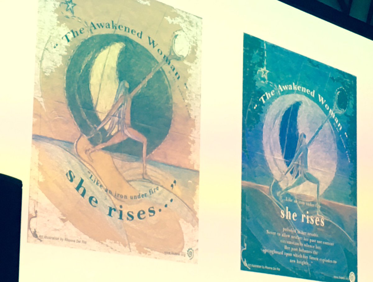 INSPIRED!! The exceptional Dr Tererai Trent igniting our fire within...the power of achieving our dreams &amp; never giving up. @worldwomen17