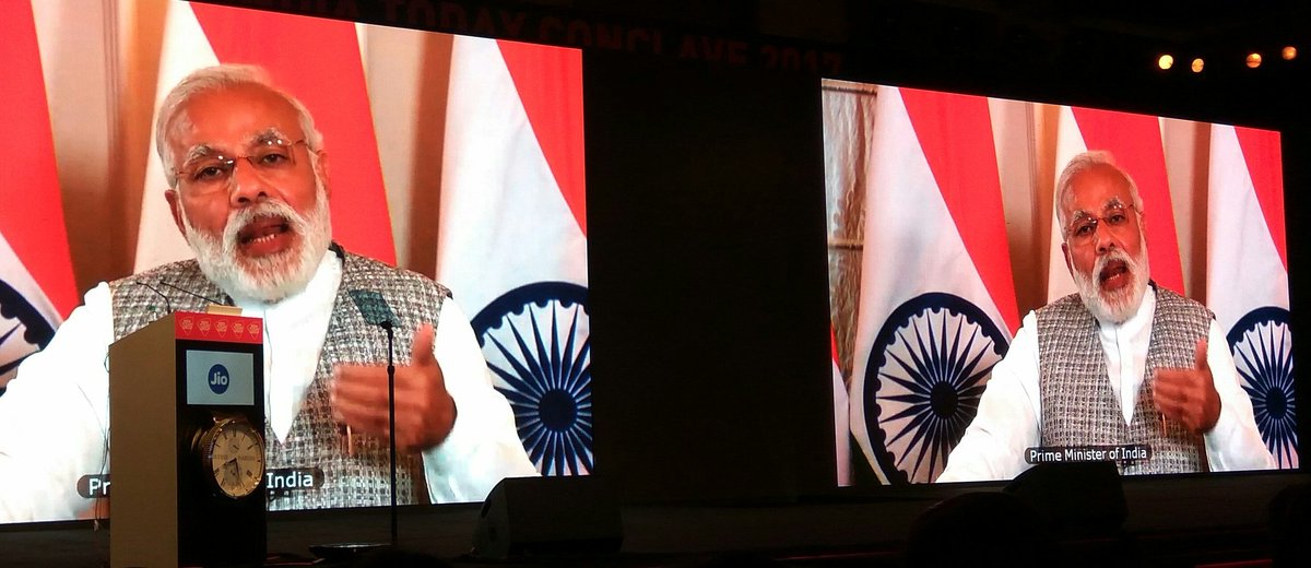sbajpai2806's tweet photo. Every individual, family, company, organisation should take an oath to make a #NewIndia of opportunities, happiness, Pride #ModiAtConclave17 https://t.co/oSzz2CPjLE