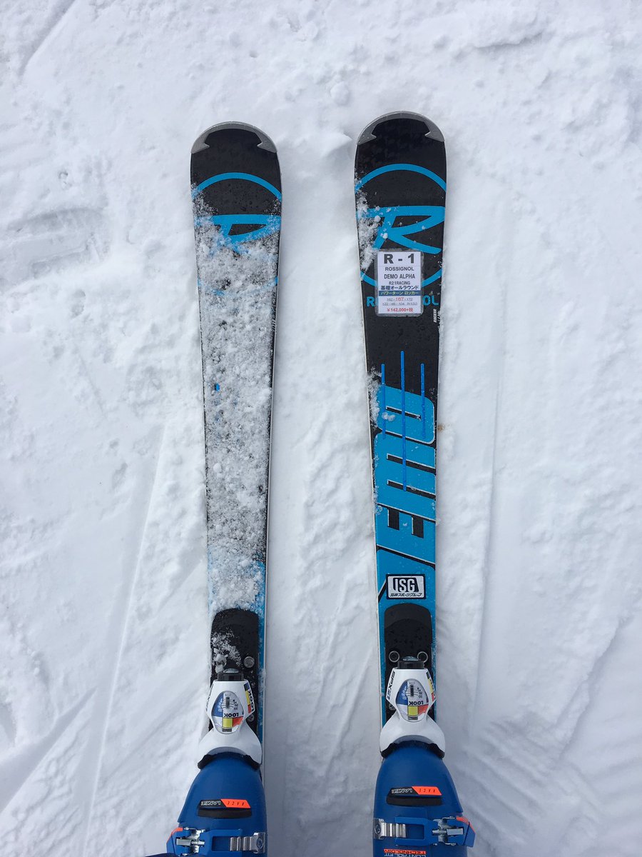 ICIの試乗会。Rossignol DEMO ALPHA R21 Racing+SPX 167cm シッカリ