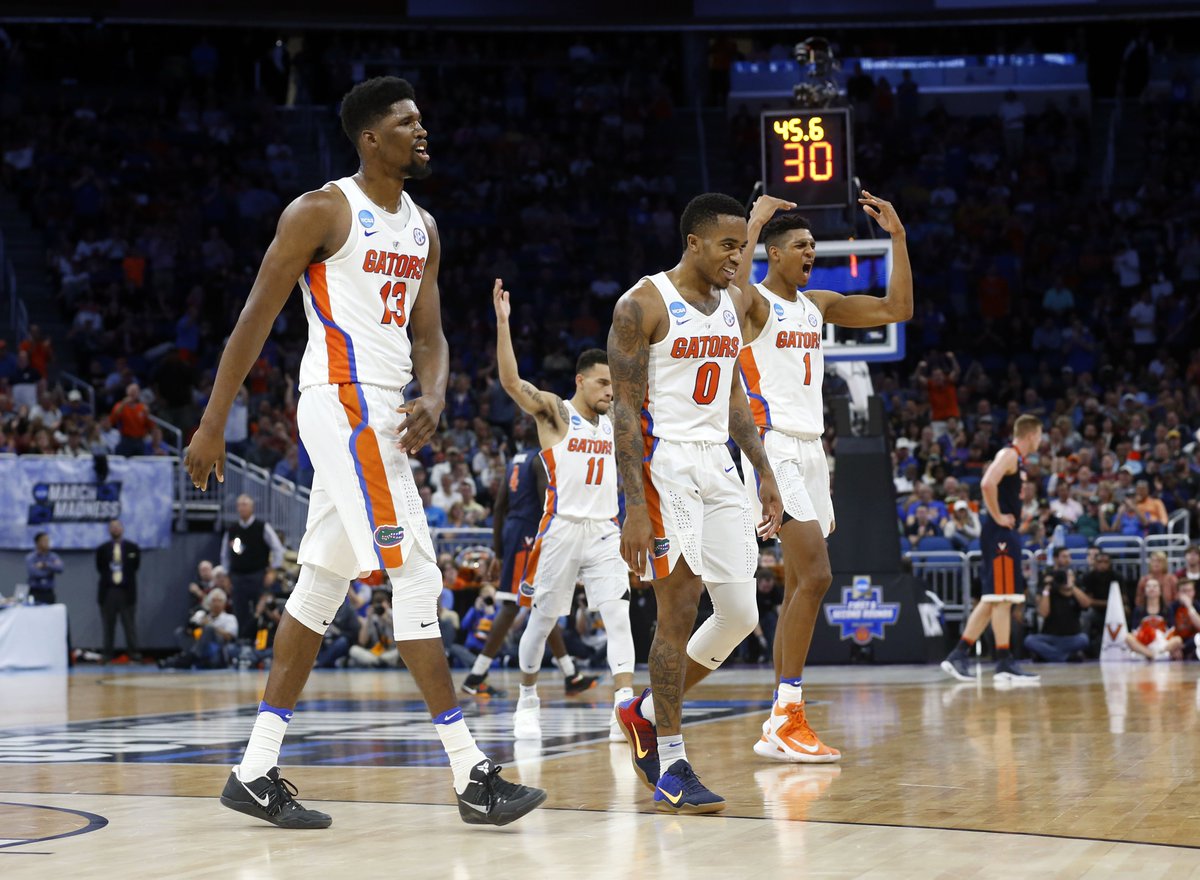 BleacherReport's tweet photo. Gator Domination! 🐊

Florida routs Virginia, 65-39

#MarchMadness https://t.co/McxrDypTKo