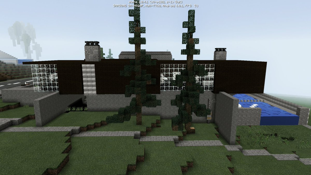 thfmsjoel's tweet photo. Modern hillside house on @sb_server I started it a while back, and I finally got to finish it :) https://t.co/HJh8USYKQz
