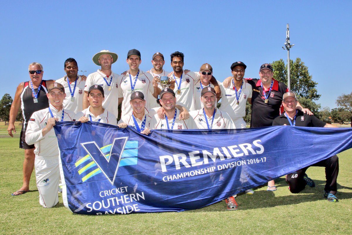 Congrats to <a href="/sccc_official/">South Caulfield CC</a> Premiers <a href="/cricketbayside/">Southern Bayside</a> Championship Division 2016/17 #cricket #cricketersarms #premiership #champions