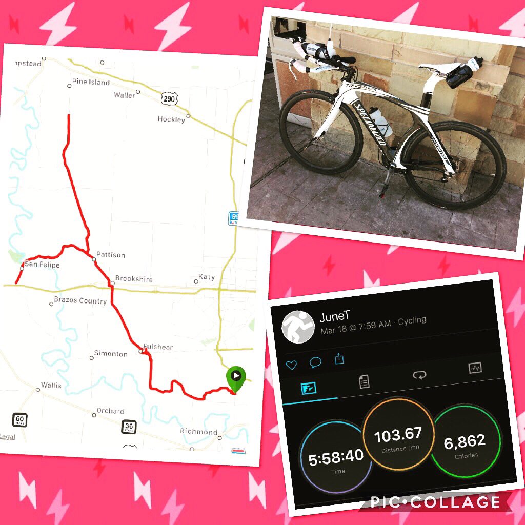 JuneToml's tweet photo. Beautiful day for a 100 mile bike ride with friends! #imtx17 https://t.co/jiE0d4WlMp