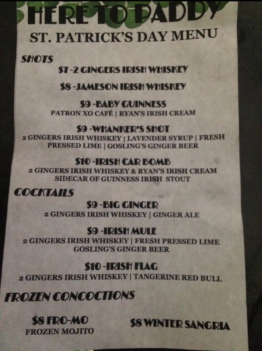 Dm1999gp's tweet photo. @MilkBarRaleigh is the place to #Paddy @2GINGERSwhiskey specials &amp; a block party. The place to be @mlmbeam @SalStammetti @SweetT_Smith https://t.co/P5LUlABTiu