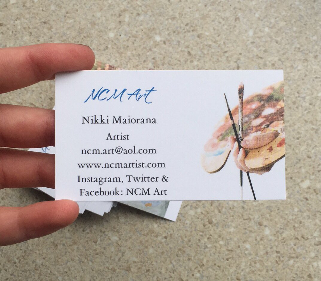 ncm_art's tweet photo. New business cards now including business email and website! #ncmart #art #artist #business #businesscards https://t.co/tmMGZZWBZx