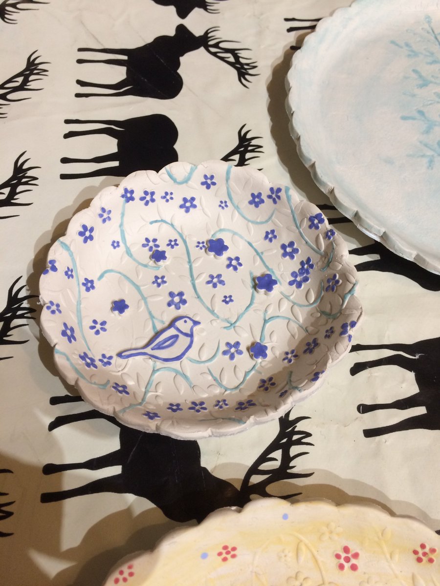 Thank you @kalmondceramics for a great afternoon making beautiful things! I can't wait to see them glazed and finished :)