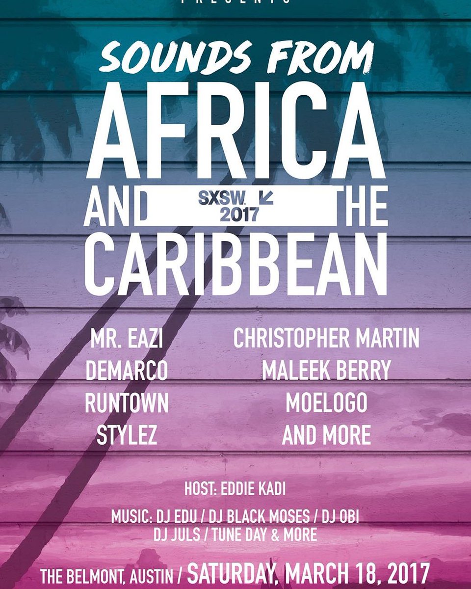 Francismgmt_'s tweet photo. Austin, TX tonight is your night on the #BigDealTour
@iamchrismartin will @ #soundsfromafricaandthecaribbean #FrancisManagementBookings https://t.co/l8iyYYhODf