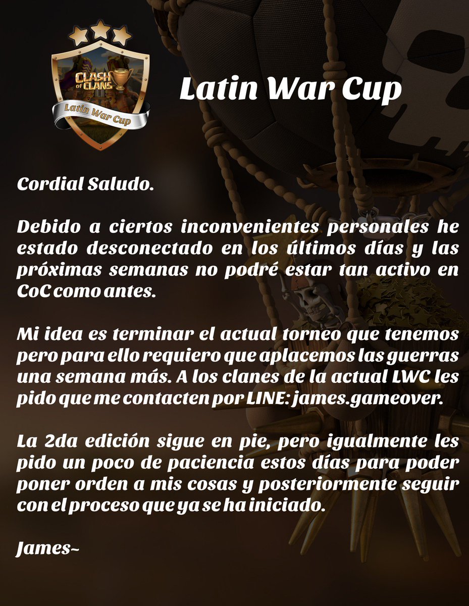 Latin War Cup tweet media