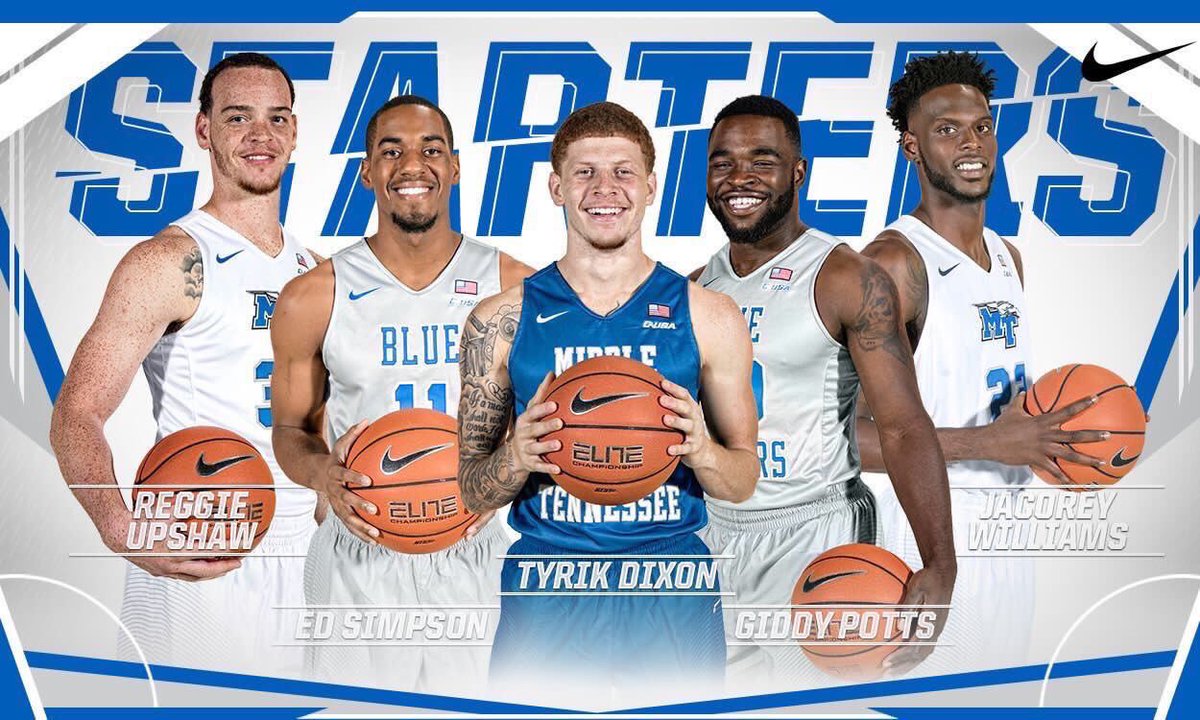Starters vs. Butler:
0️⃣ Tyrik Dixon
1️⃣1️⃣ Ed Simpson
2⃣0⃣ Giddy Potts
2️⃣2️⃣ JaCorey Williams
3⃣0⃣ Reggie Upshaw
#marchmadness