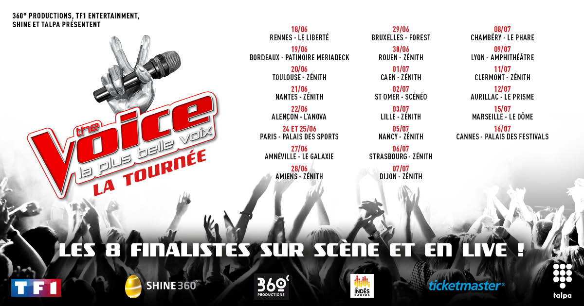 The Voice 2017 - La Tournée - Casting C7PHdD1XkAAWroi