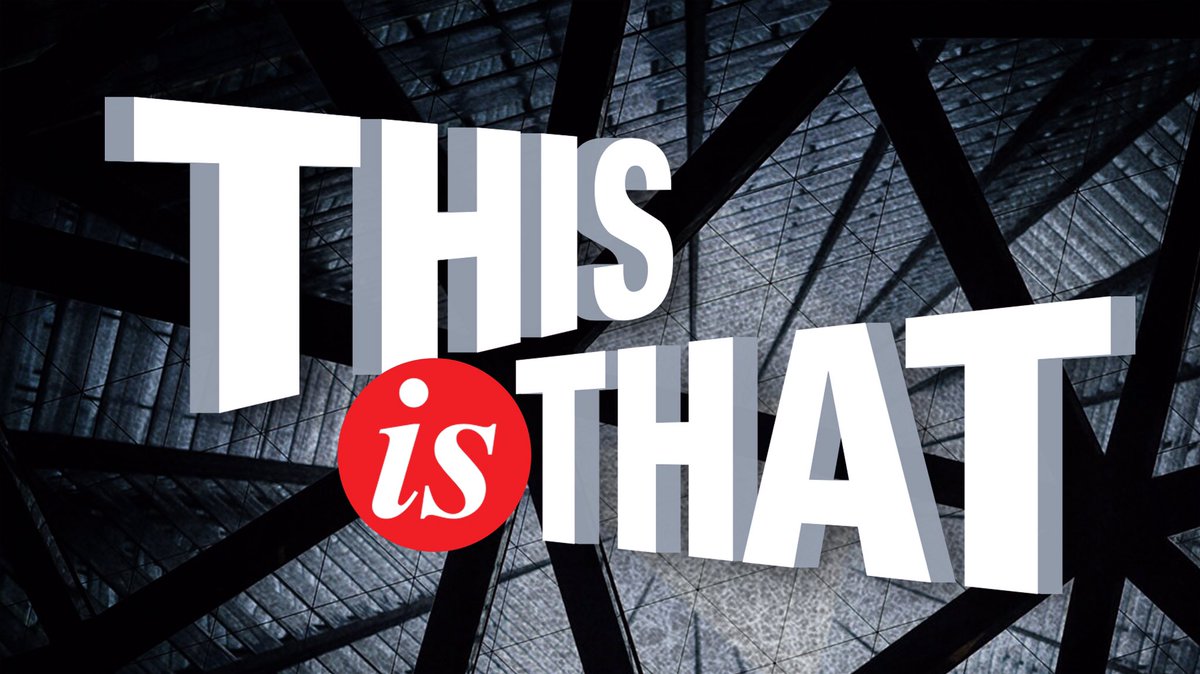 It's been a fun and full Spring Break but we're back at it this Sunday! Join us for THIS is THAT!