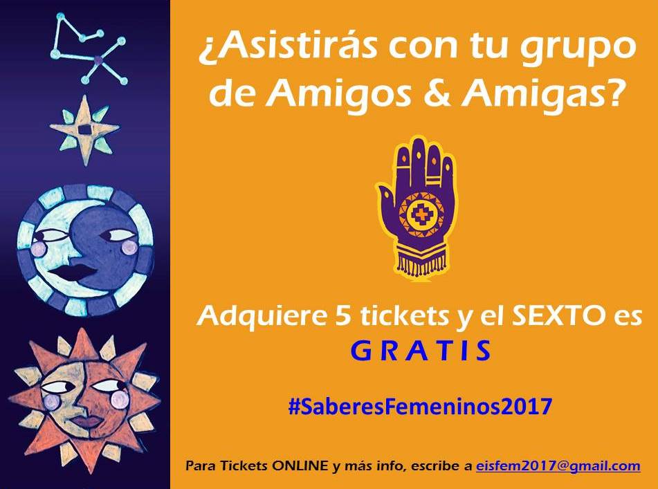 SaberesFem2017's tweet photo. PUNTOS DE VENTA + PROMOCIONES+ PREVENTA EXTENDIDA
#SaberesFemeninos2017
#PuntadeLobos  #Pichilemu
31 de marzo al 02 de abril https://t.co/YFyt7fJMun