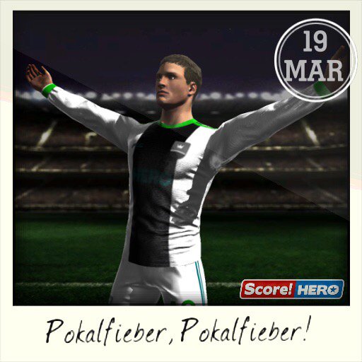 Pokalfieber, Pokalfieber! #scorehero itunes.apple.com/gb/app/Score!-…