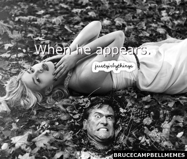 BruceMemes's tweet photo. #brucecampbell #justgirlythings #whenheappears https://t.co/WadlaZxpUW