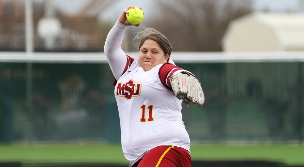 MSUMustangs's tweet photo. SOFTBALL: Mustangs shutout Aggies twice Saturday to take series #StangGang #RaisetheHoof RECAP: https://t.co/tIevUOWkXf https://t.co/uKztq7eLP9