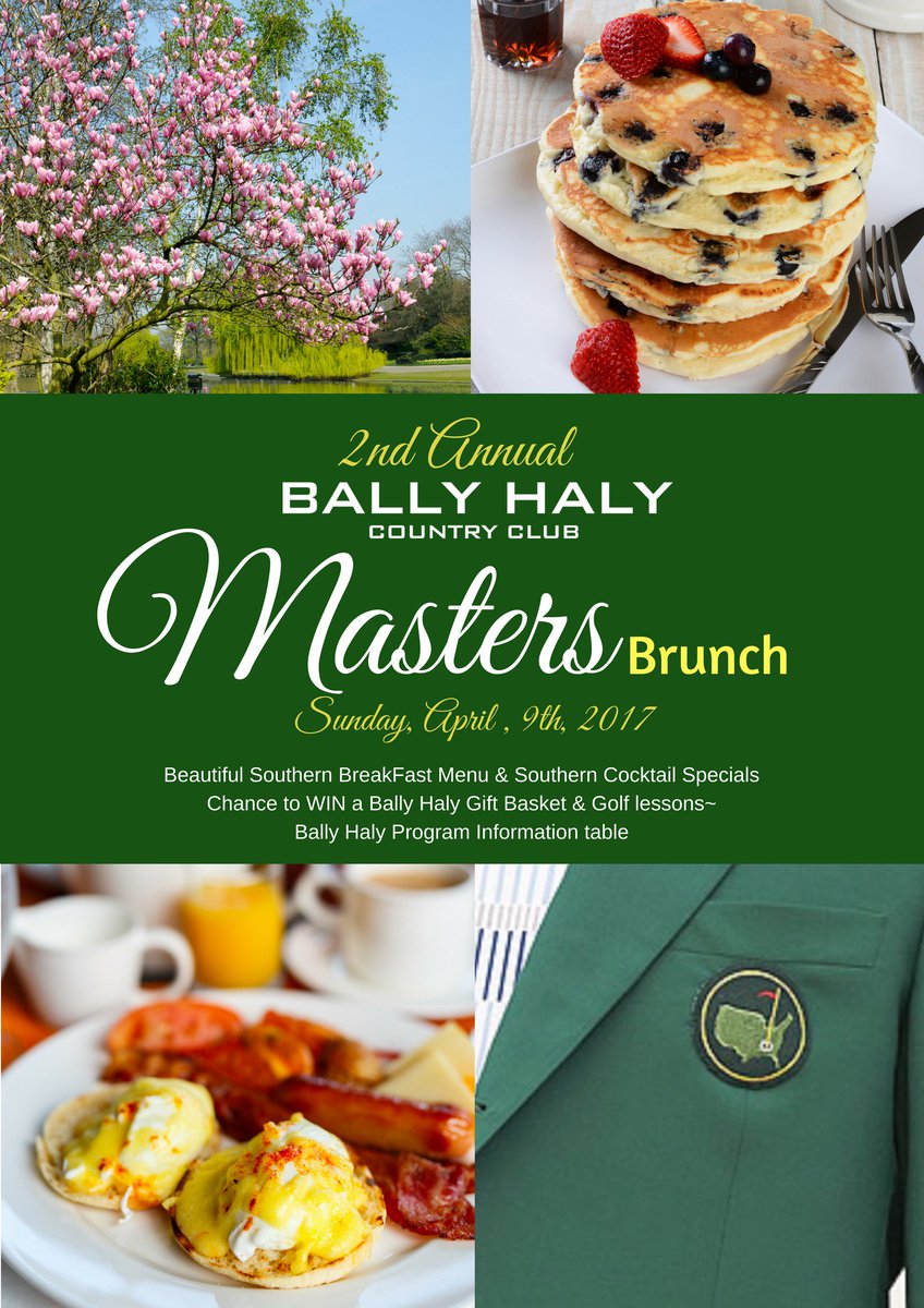 bally haly menu