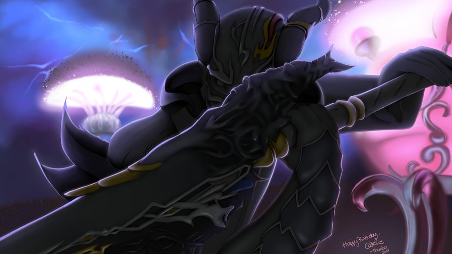 CodeRevilus's tweet image. OMFG YOU GUYS MY GUILD LEADER WAS DRAWING MY CHARACTER FOR MY BIRTHDAY GIFT!!! I FUCKING LOVE IT #FFXIV