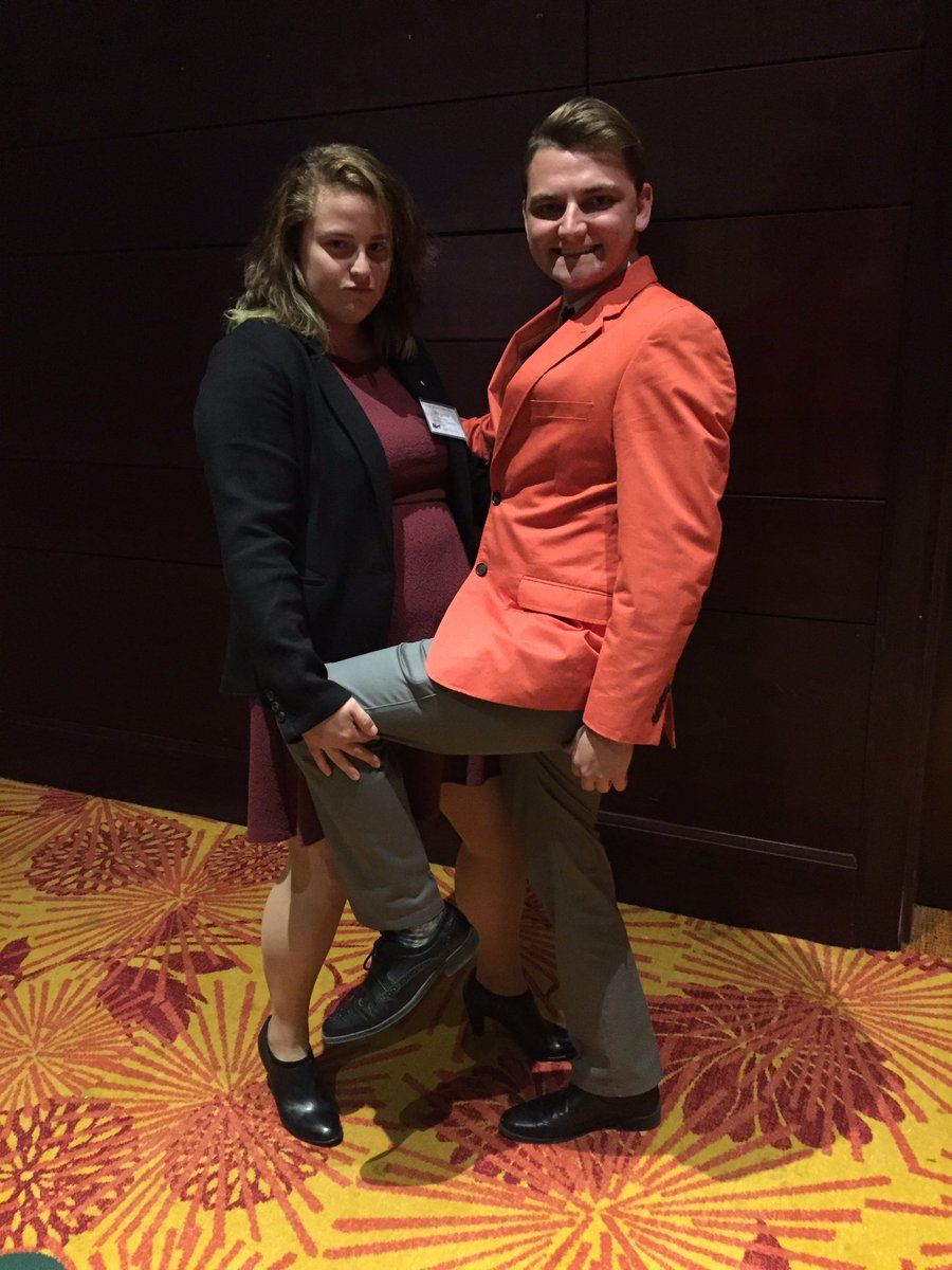 taubetasigmaVT's tweet image. they just really want you to notice his "hokie stone" pants.... #teamVT #NEDCON2017